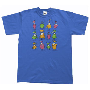 Flock Blue - T-Shirt