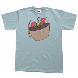 Tea Cup Crash - T-Shirt